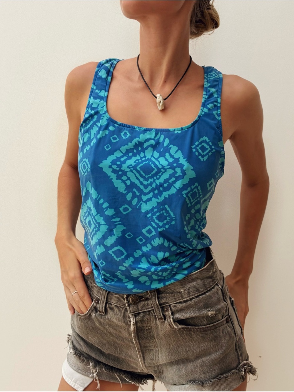 Vintage Blue Victoria Secret Tankini